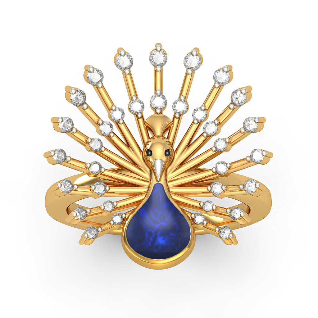 The Royal Feather Ring | BlueStone.com